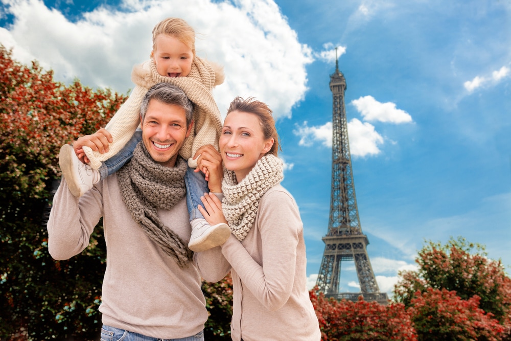 Family in Paris