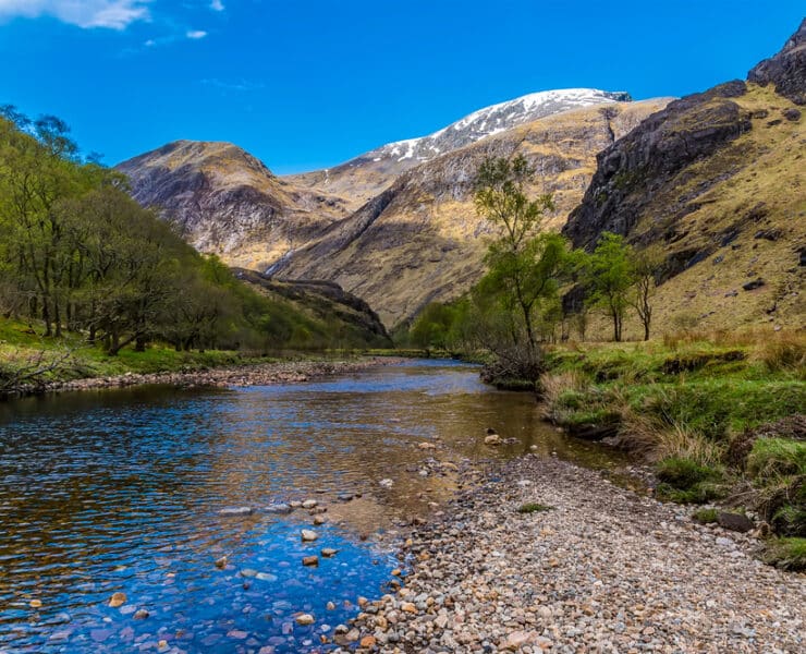 river and rock pathway