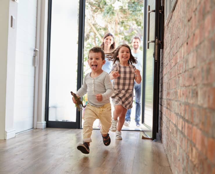 kids running inside