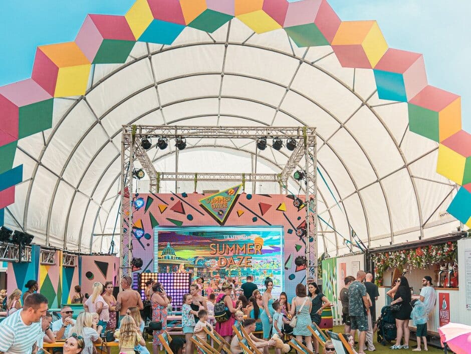 summerdaze dance tent