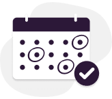 Calendar With Selected Dates