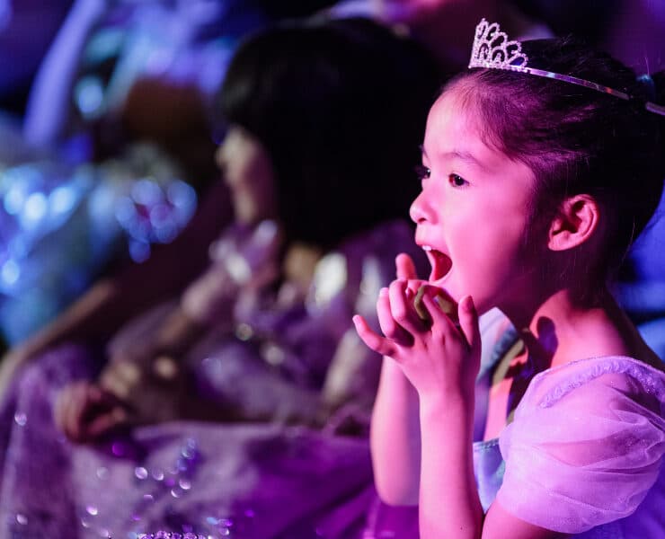 girl dressed as a princess