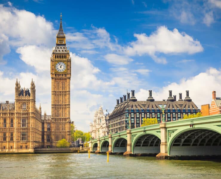 tower bridge and big ben in london