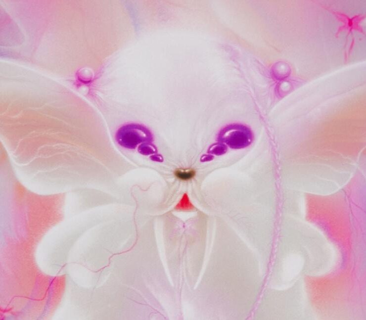 picture of all things cute, cats, butterflies and birds