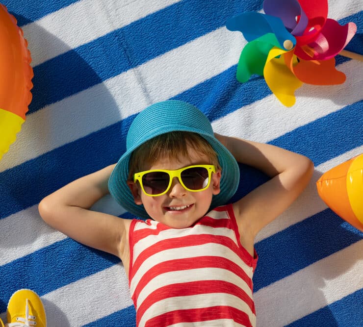 Child at the beach
