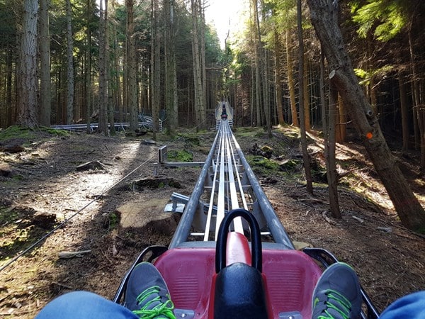 fforest coaster at zip world