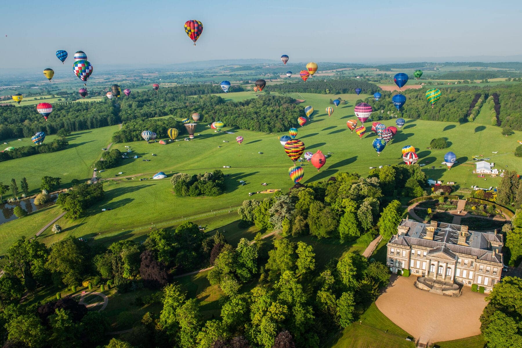 ragley hall hot air balloons