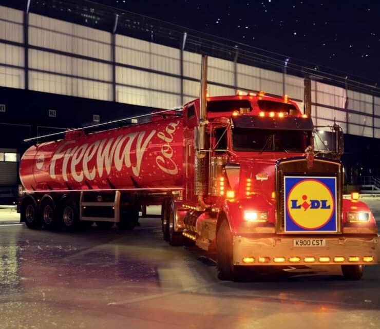 lidl cola truck