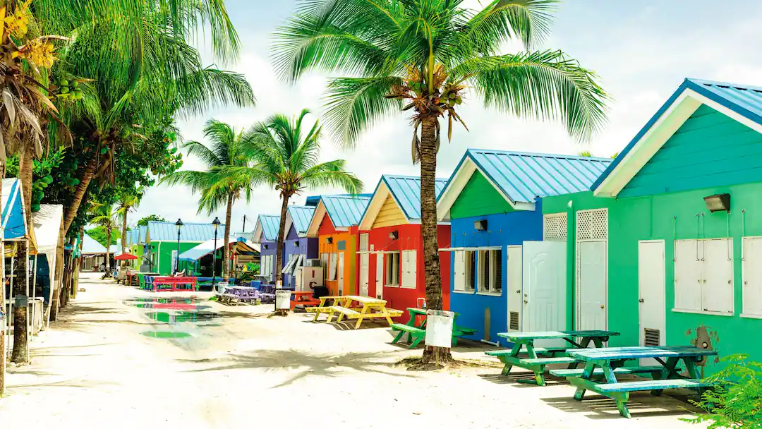 barbados beach huts