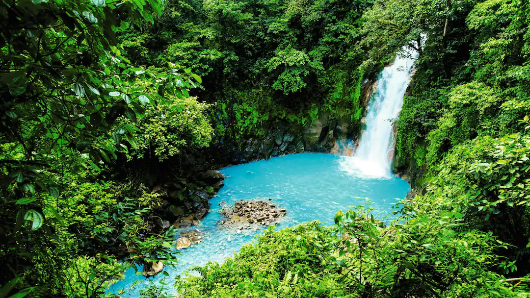 costa rica waterfall