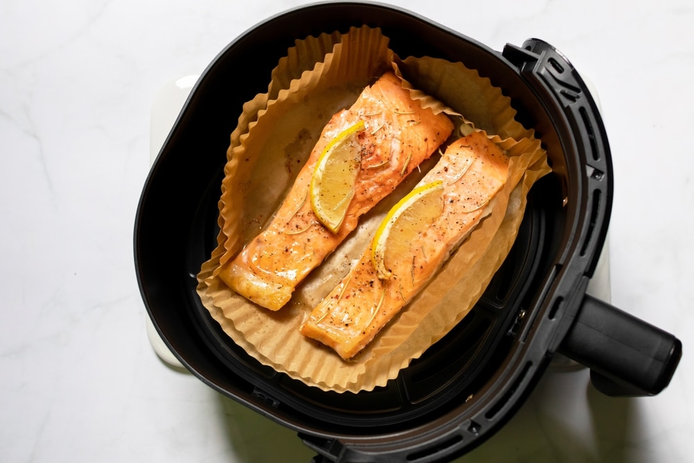 salmon and lemon