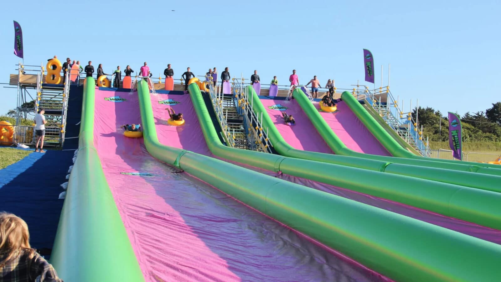 monster slip and slide cornwall